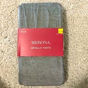 NEW Merona Metallic Tights